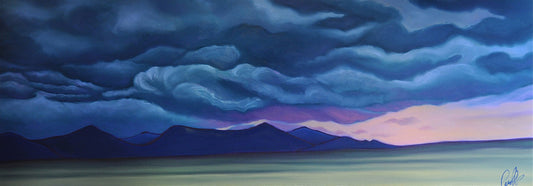 Storm Clouds at Sunset