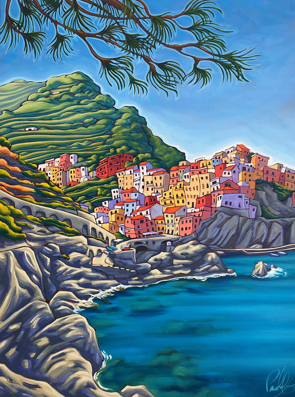 Sunny Days in Cinque Terra Puzzle