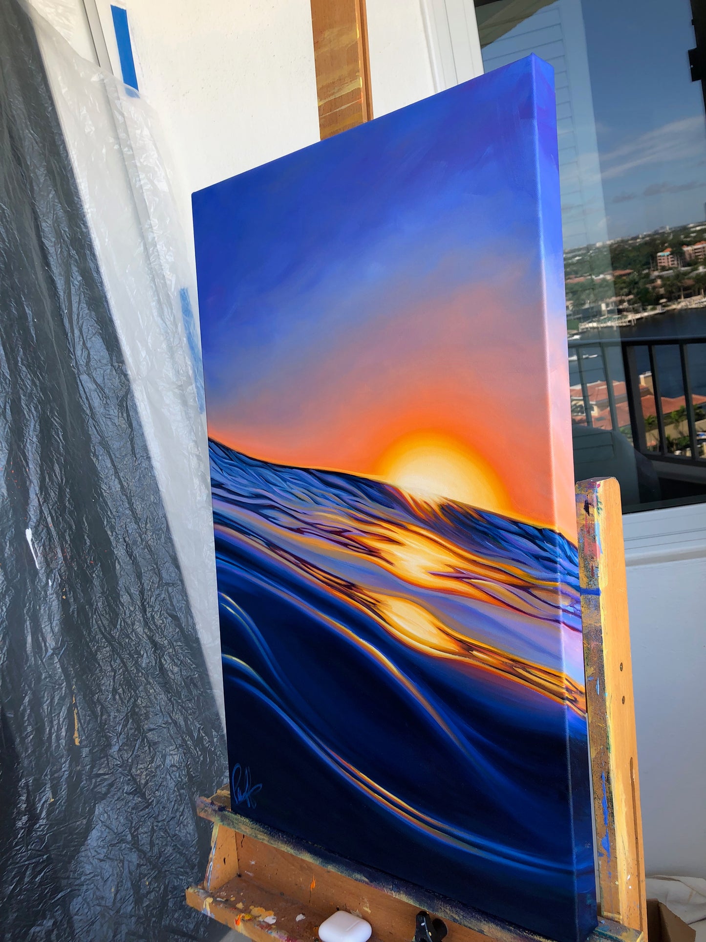 Wave of Liquid Light