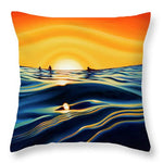 Sunset Glass - Throw Pillow