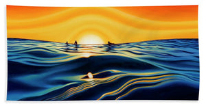 Sunset Glass - Beach Towel